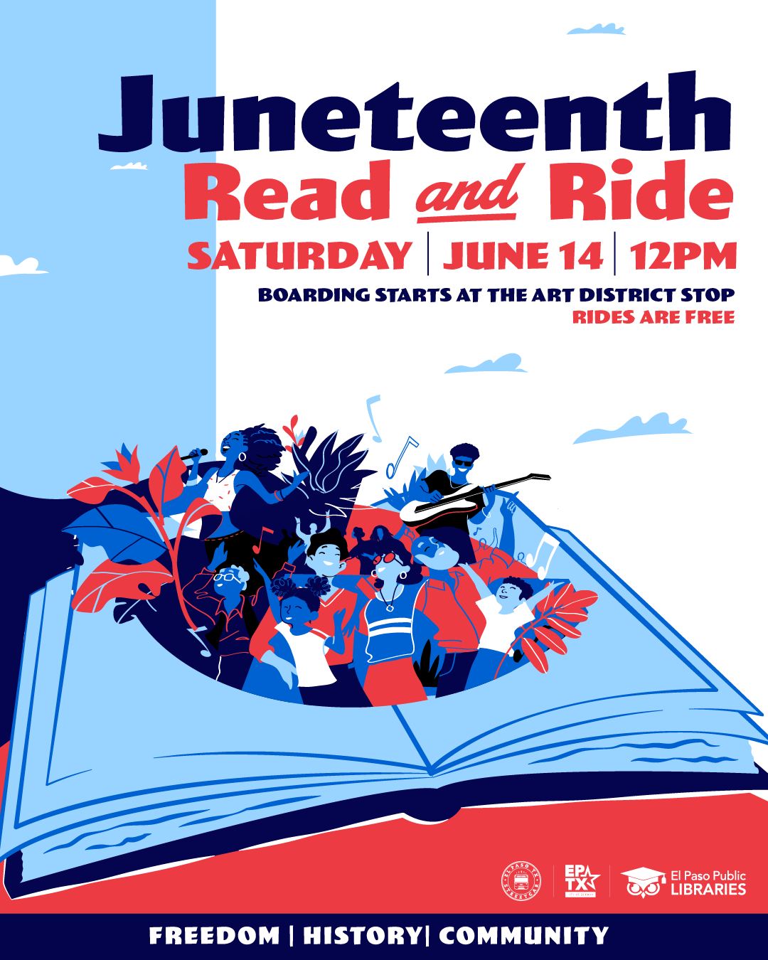 El - 📖 Step aboard and enjoy this FREE Juneteenth Read and Ride event ...