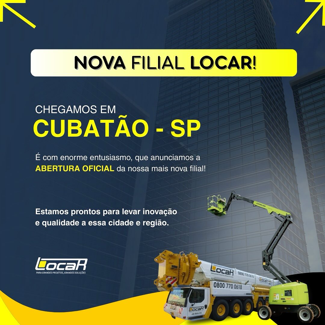 Locar Guindastes e Transportes Intermodais S/A | Guarulhos SP