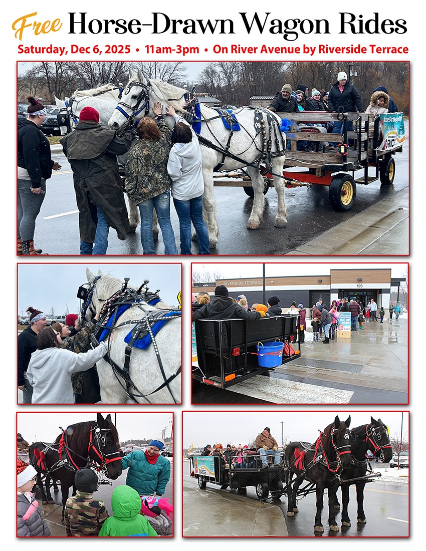 Jingle & Mingle Horse-Drawn Wagon Rides