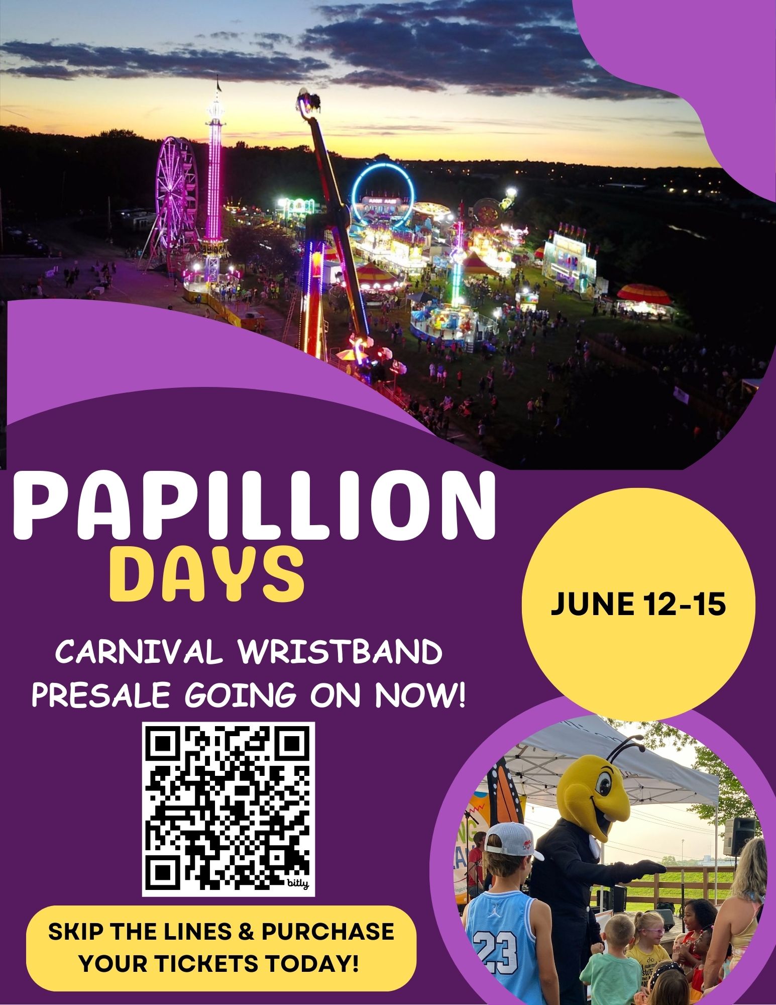 Papillion - 🎟️ Papillion Days Carnival Presale Wristbands Are HERE! 🎟️ ...