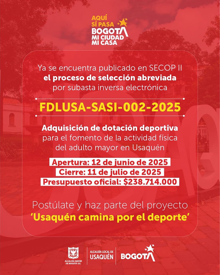 Alcaldía - 📣 ¡Atención proveedores! Desde la Alcaldía Local de Usaquén ...