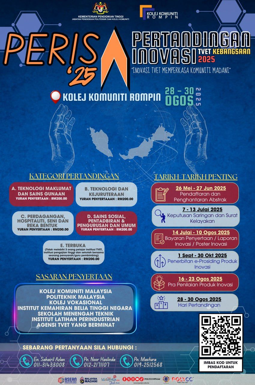 Kolej - 𝐏𝐄𝐑𝐓𝐀𝐍𝐃𝐈𝐍𝐆𝐀𝐍 𝐈𝐍𝐎𝐕𝐀𝐒𝐈 𝐓𝐕𝐄𝐓 𝟐𝟎𝟐𝟓 (𝐏𝐄𝐑𝐈𝐒𝐀'𝟐𝟓) 𝐏𝐄𝐑𝐈𝐍𝐆𝐊𝐀𝐓 𝐊𝐄𝐁𝐀𝐍𝐆𝐒𝐀𝐀𝐍 ...