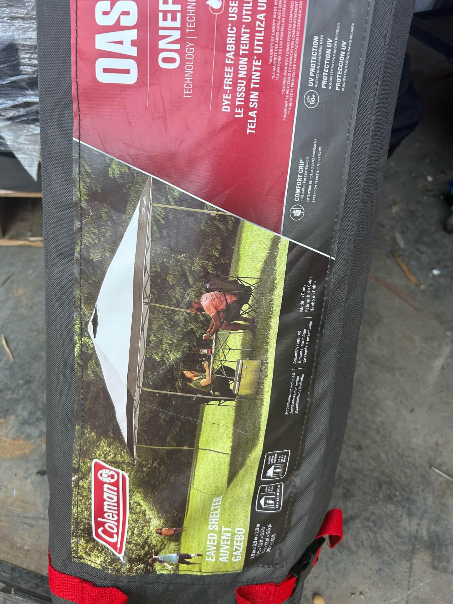 Coleman Oasis II Onepeak 13x13 Eaved Shelter Gazebo/Tent - Tents