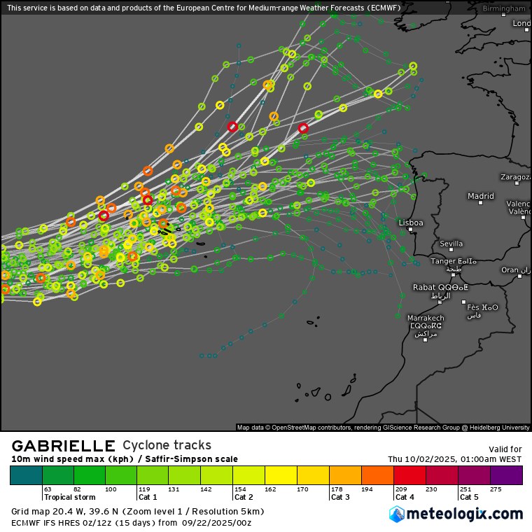Safe - UPDATE: STORM GABRIELLE IS NOW AN HURRICANE, THE 2ND OF THE 2025 ...