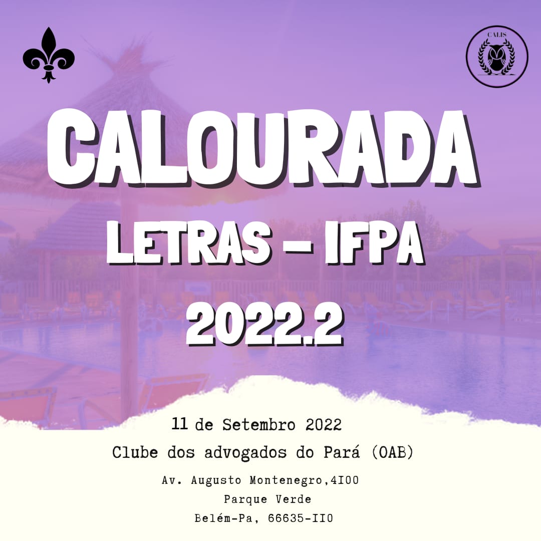 Centro... - Centro Acadêmico de Letras Inglês de Sousa