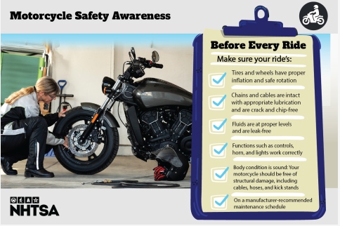 Osage - May is Motorcycle Safety Awareness Month! 🏍️ Join us and the U ...