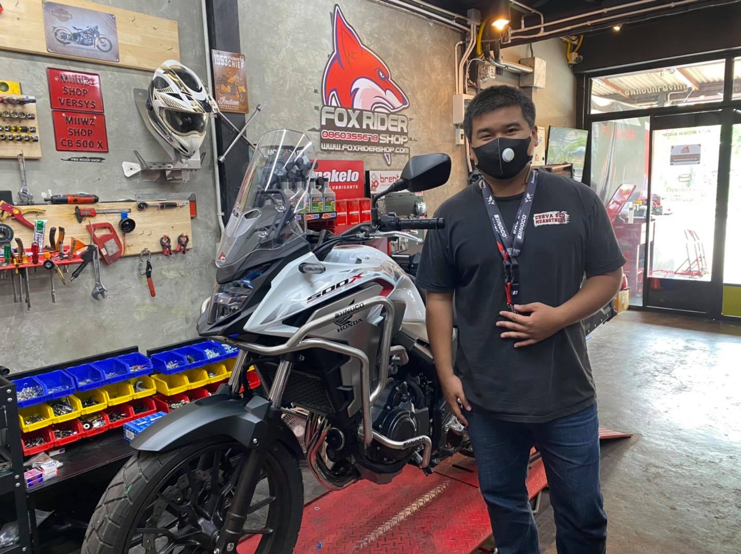 Fox Rider Shop - 🦊 CB500x ลูกค้าจากสระบุรี... | Facebook