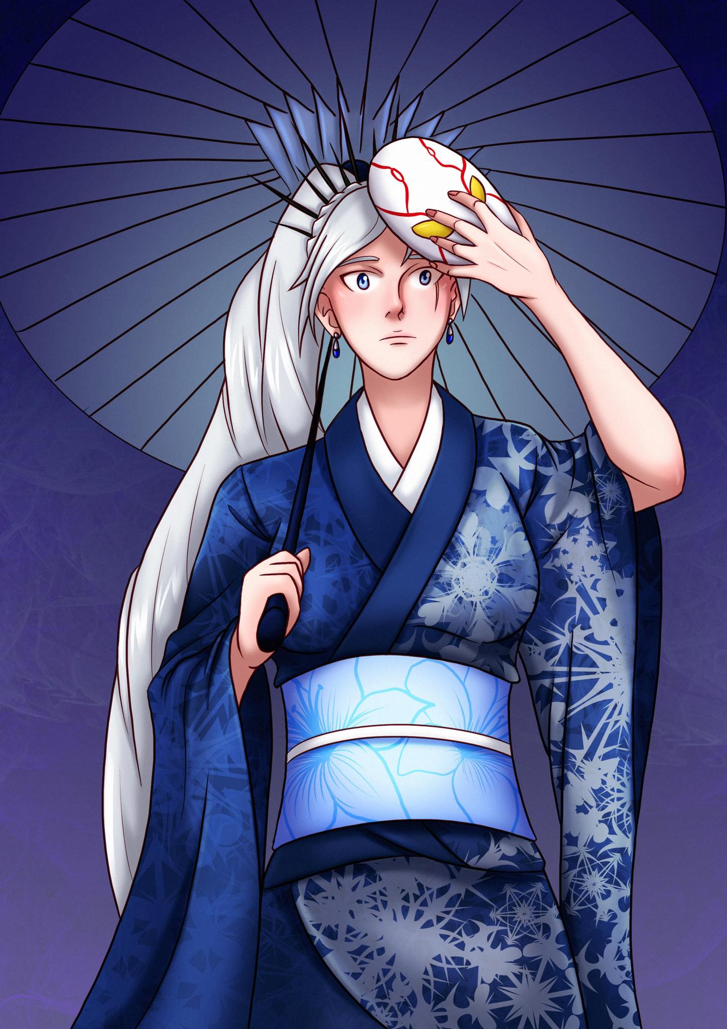 RWBY - Happy birthday to the character Weiss Schnee! This piece showing ...