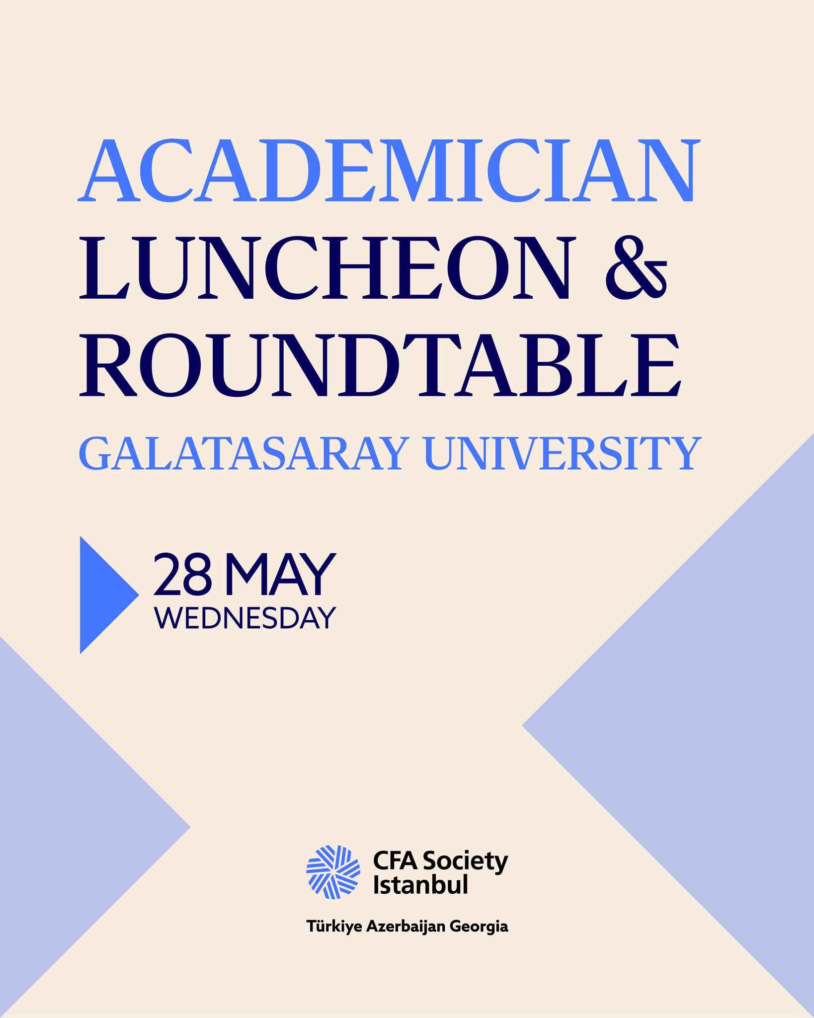 CFA - We’re excited to announce that on 28 May, we will host an ...