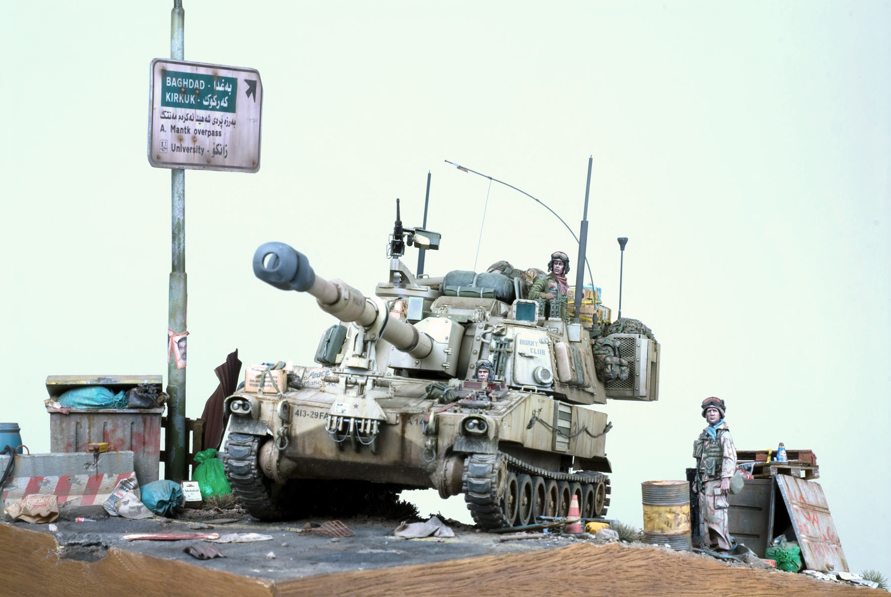 Operation Iraqi Freedom, April 2003 - 1/35 scale diorama by Volker