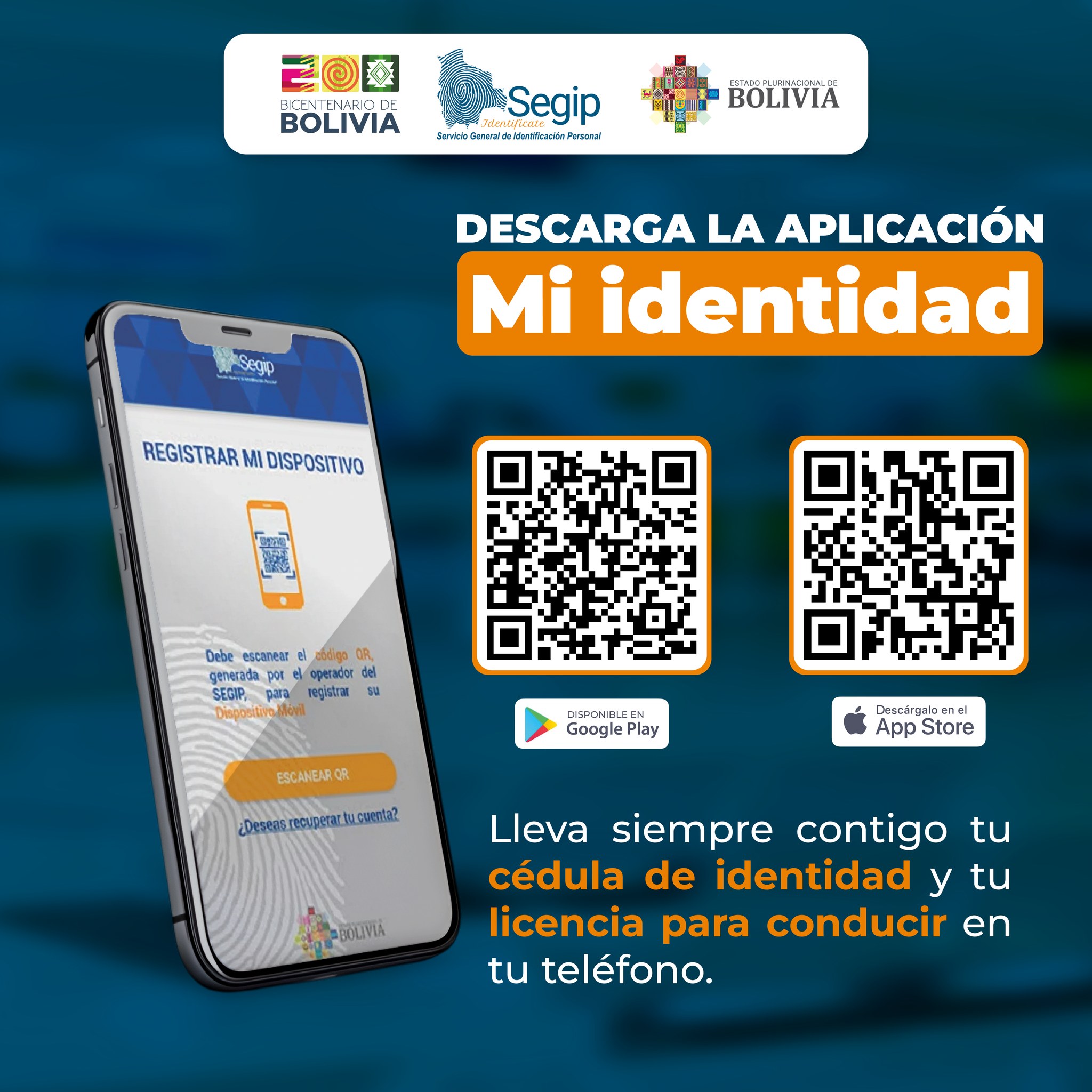 Segip - Servicio General de Identificación Personal | La Paz