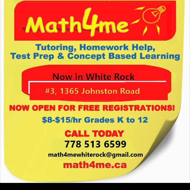 Math4me White Rock | White Rock BC