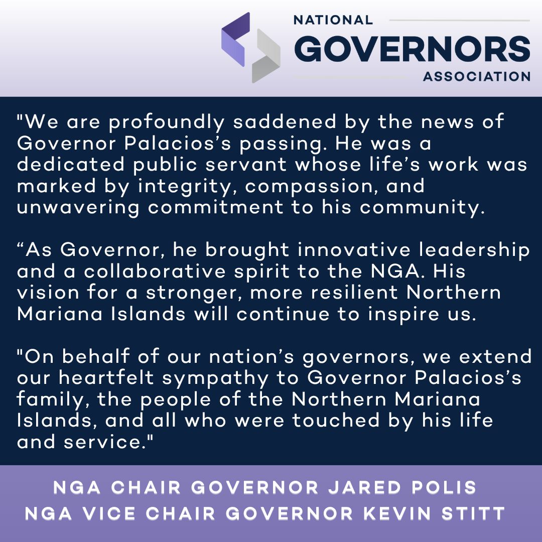 National - Statement from NGA Chair Governor Jared Polis and Vice Chair ...
