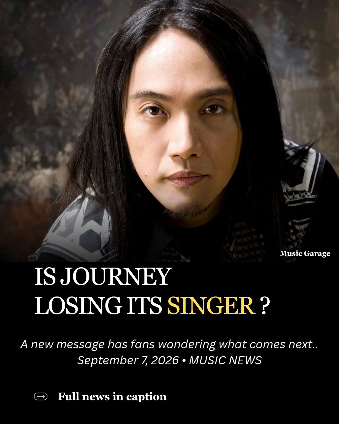 JOURNEY'S ARNEL PINEDA SPARKS NEW QUESTIONS Journey frontman Arnel