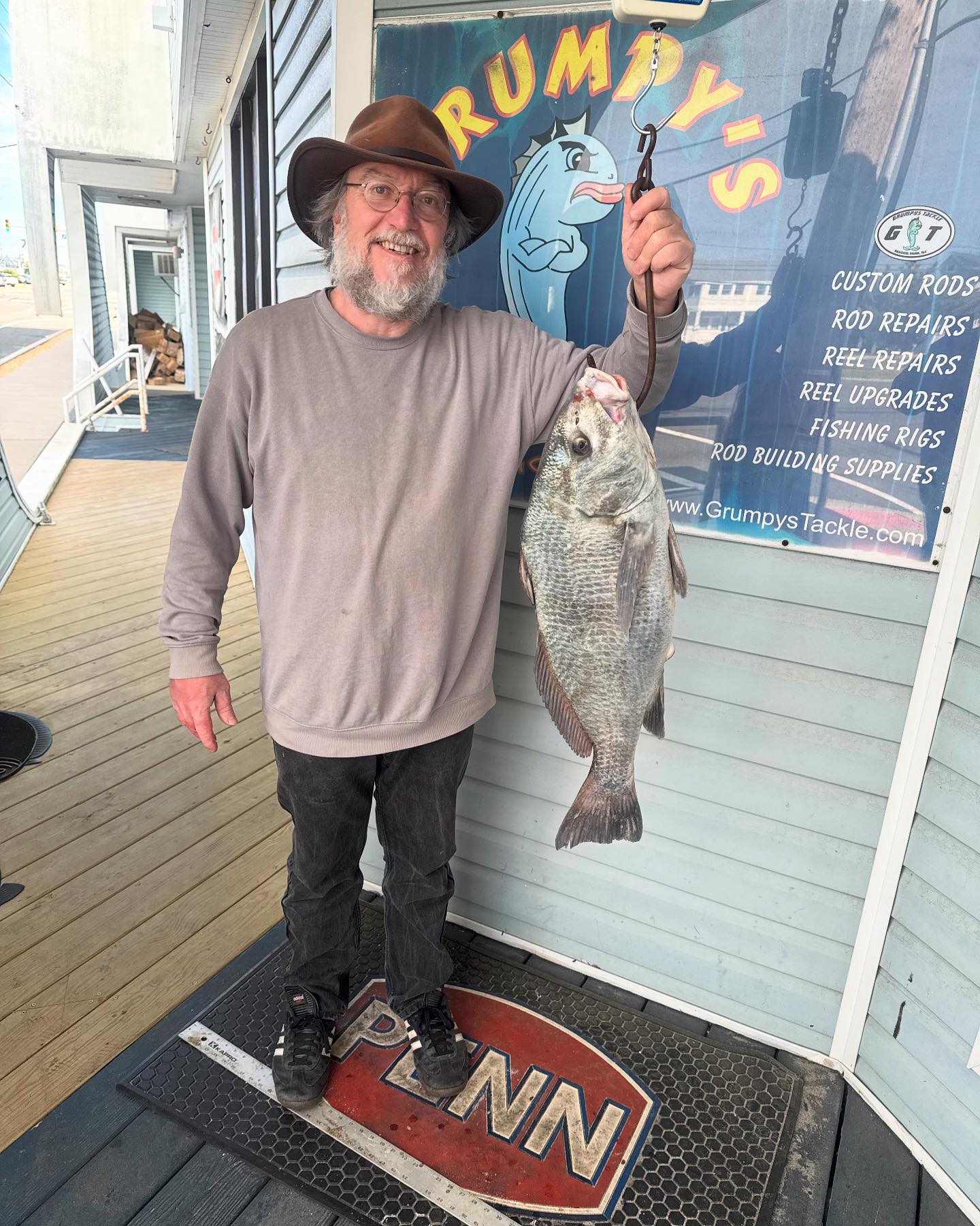 Grumpys - If there’s fish around, you know, Barney is catching them. A ...