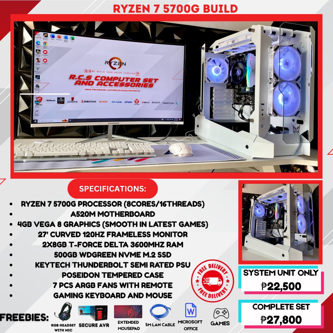 R.C.S Computer Set... - R.C.S Computer Set And Accessories