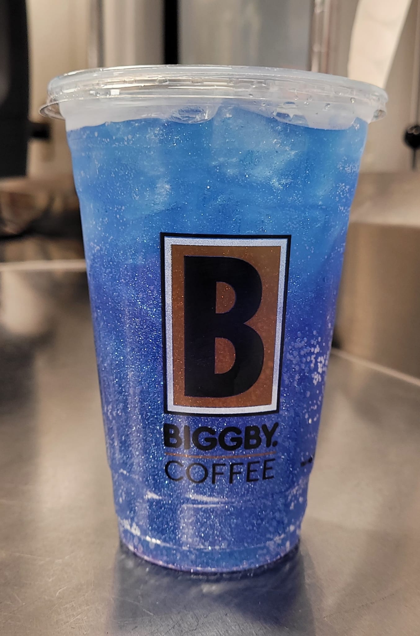 Biggby - The Eclipse blast is a visually appealing beverage, with