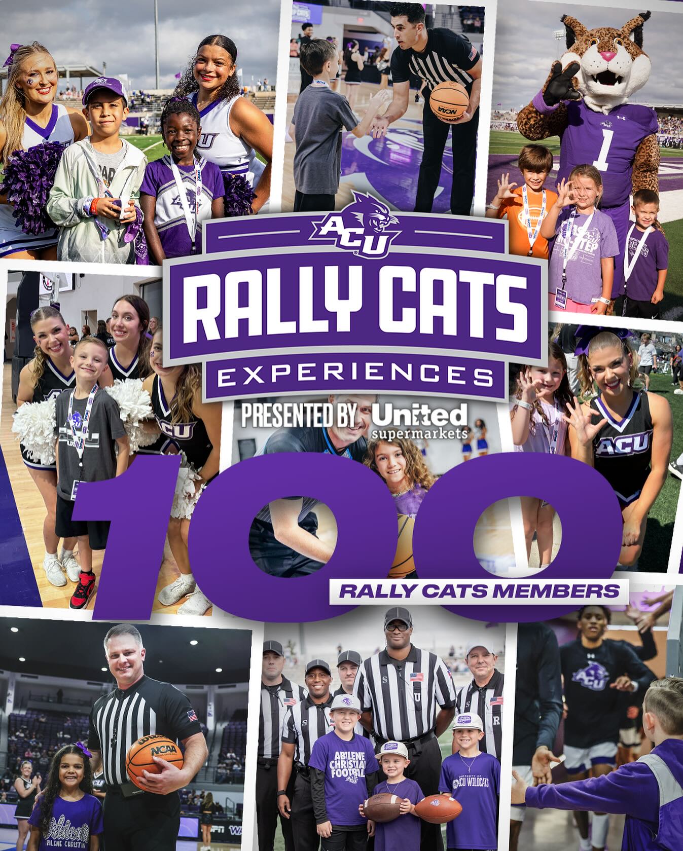 ACU Sports - 𝟏𝟎𝟎 𝐑𝐀𝐋𝐋𝐘 𝐂𝐀𝐓𝐒!!! We just hit 100 Rally Cats... | Facebook