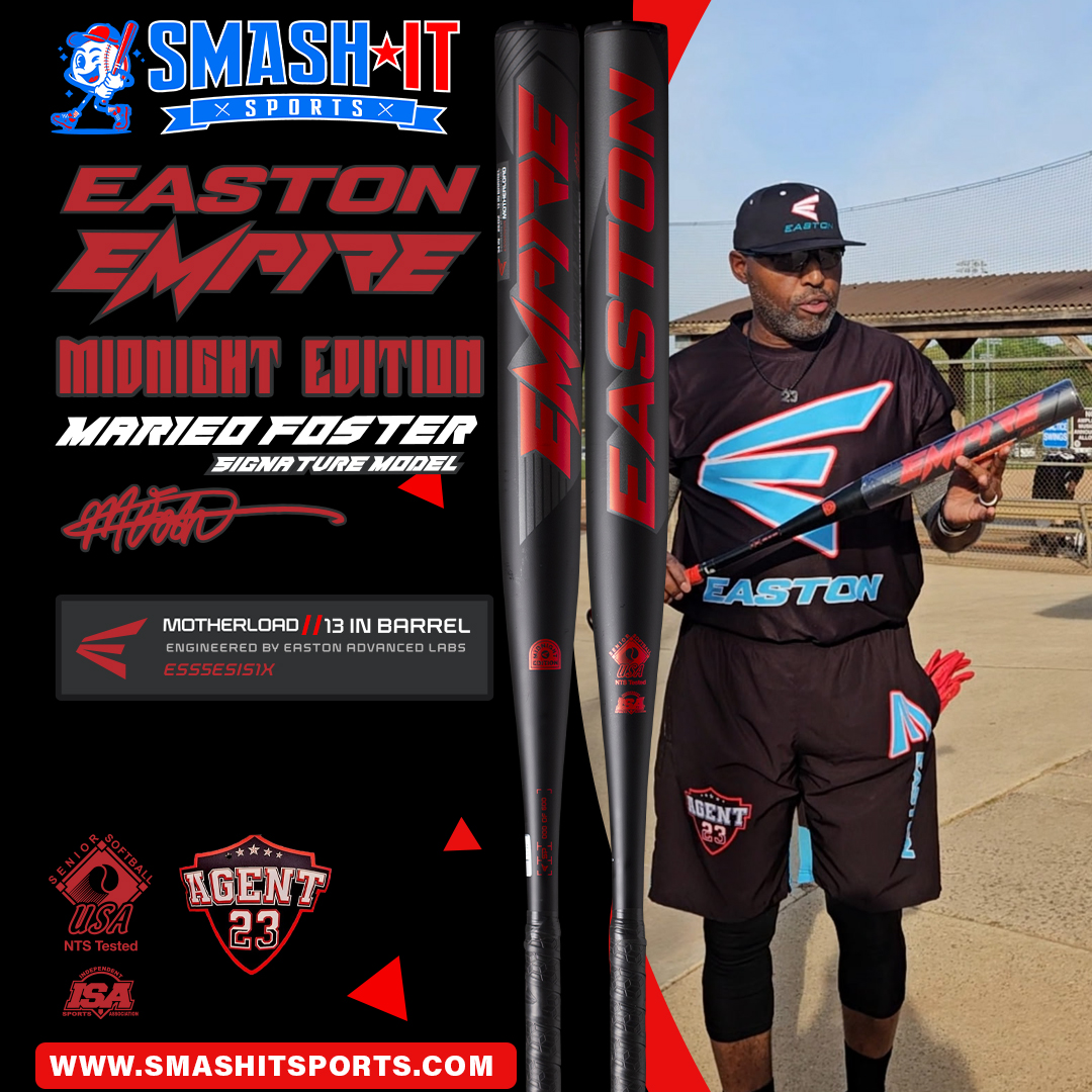 Batte De Softball Easton Marieo Foster Blue Flame 25 Oz - Occasion Pour Senior