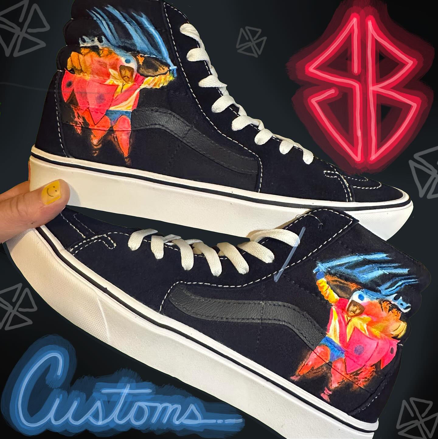 SB Customs - Custom shoes, art & apparel.