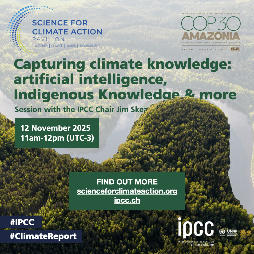 IPCC - 12 Nov | #IPCC at #COP30 ⏰11am UTC-3 Capturing... | Facebook