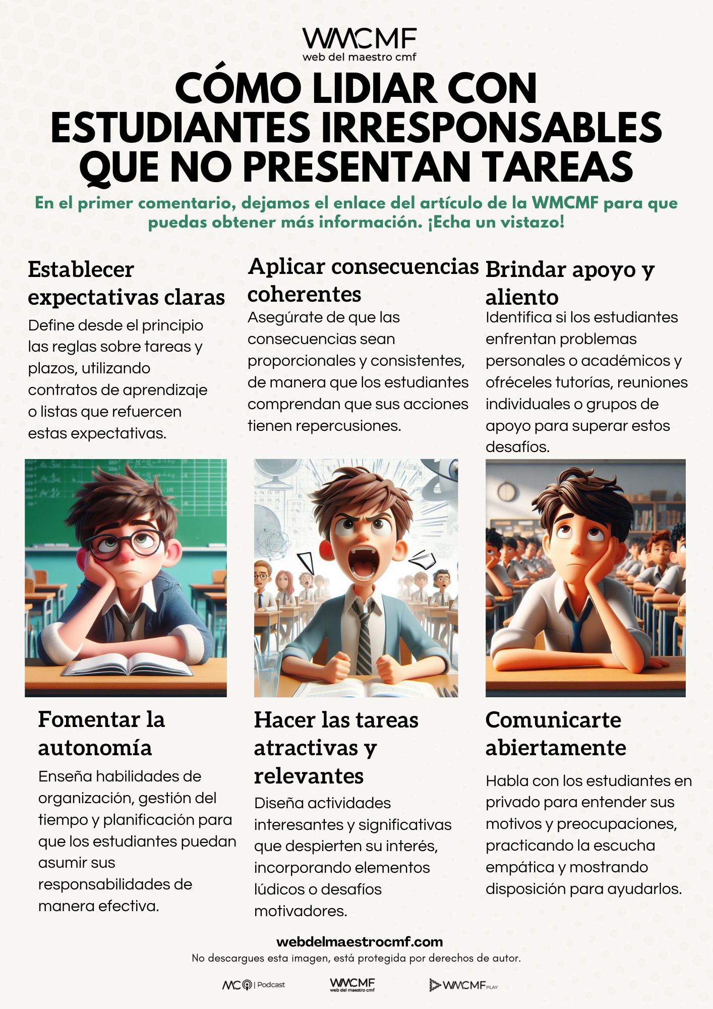 Web - Cómo lidiar con estudiantes irresponsables que NO presentan ...