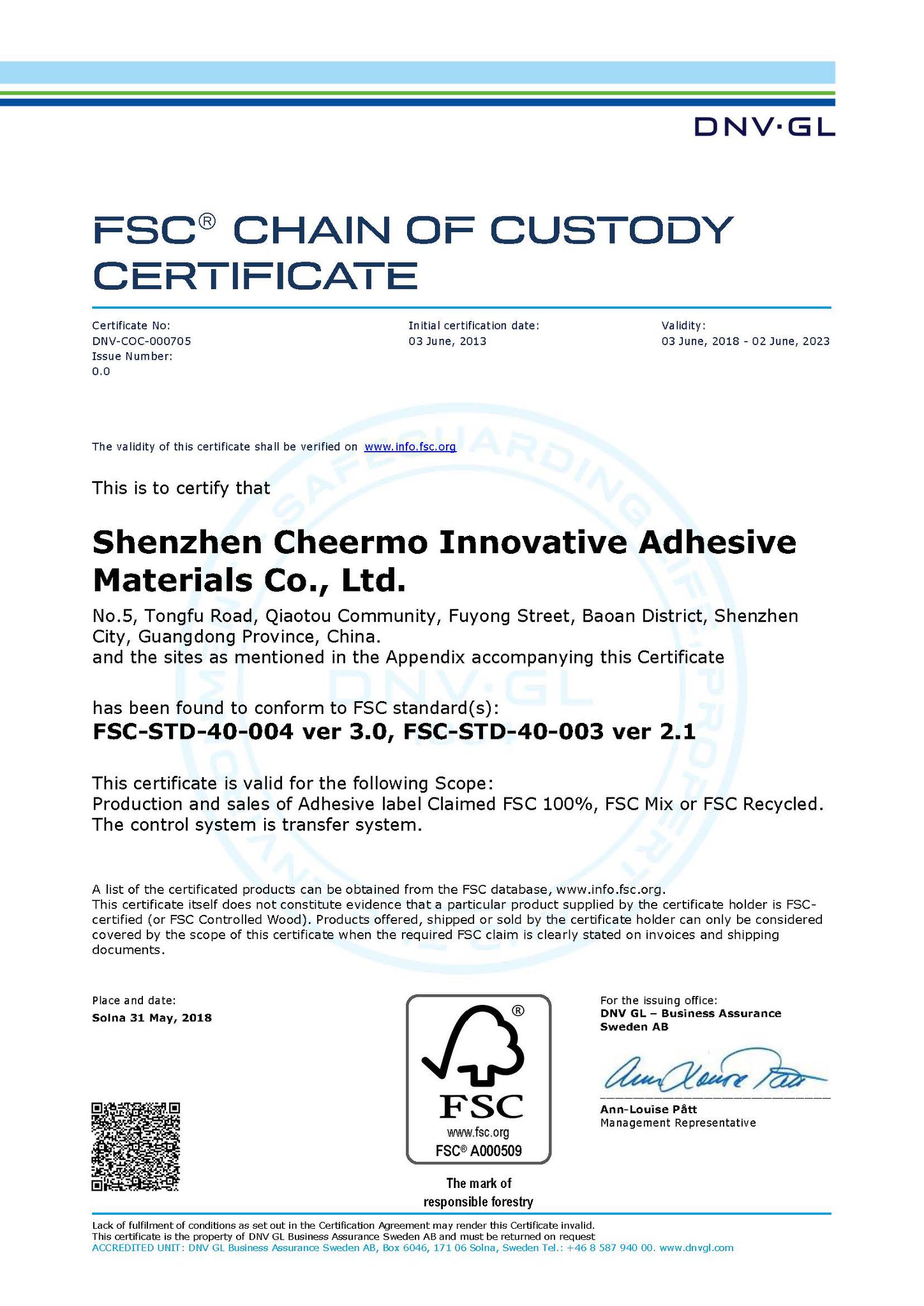 Shenzhen Cheermo Innovative Adhesive Materials Co.,Ltd | Shenzhen