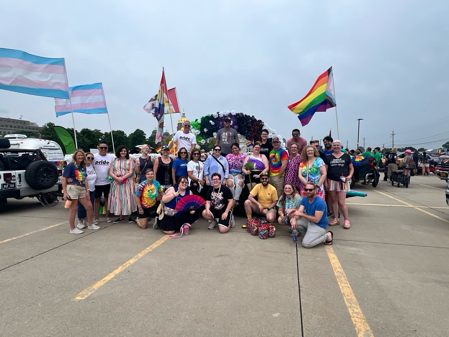 One - Look for the One Iowa float at the @ccprideiowa parade! A huge ...