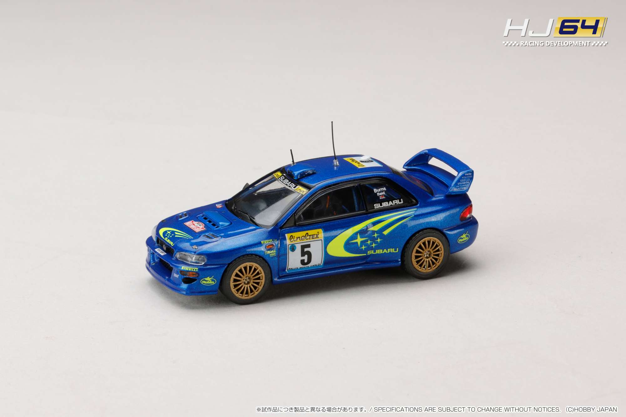 Hobby JAPAN DIECAST MODEL CAR COLLECTION 「1/64 SUBARU IMPREZA WRC