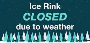 Our rink will be closed today... - Hall of Fame City Ice Rink