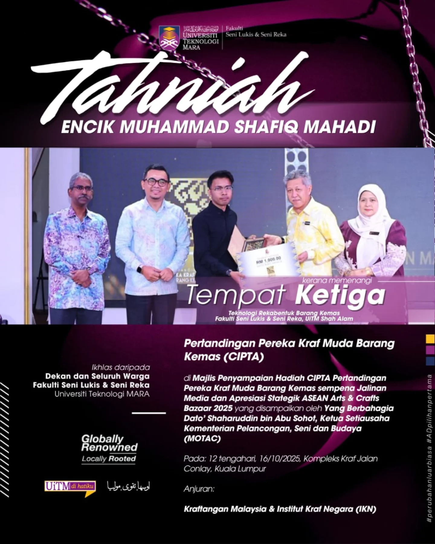 ADuitm - Assalamualaikum dan Salam Sejahtera, Tahniah... | Facebook