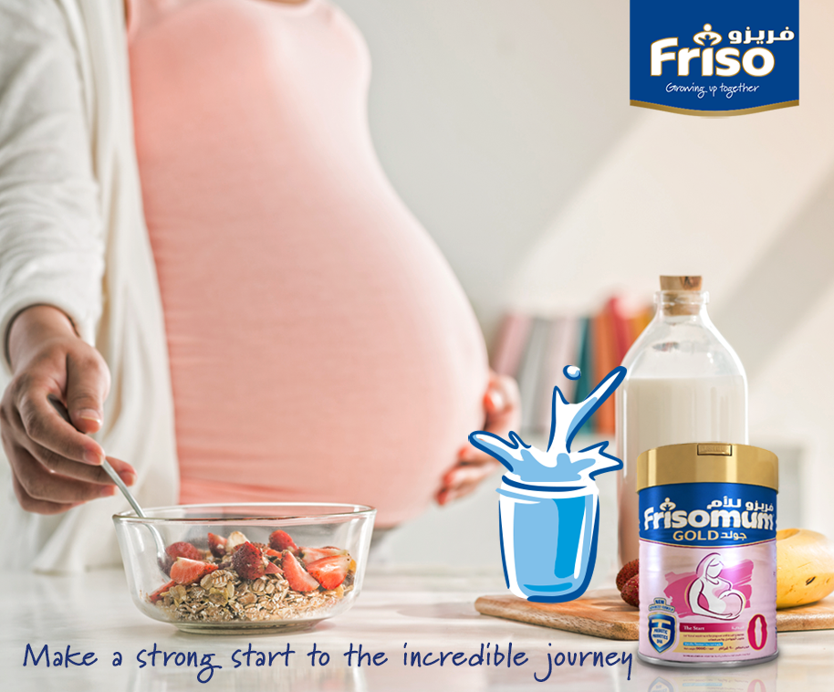 Friso Arabia مع حليب فريزو للأم التغذية الصحية دائما ممتعة فبكوبين من الحبوب المطبوخة وخمسة ملاعق كبيرة من حليب فريزو للأم يمكنك اعداد وجبة خفيفة لذيذة تعطيك الطاقة بالإضافة إلى كل
