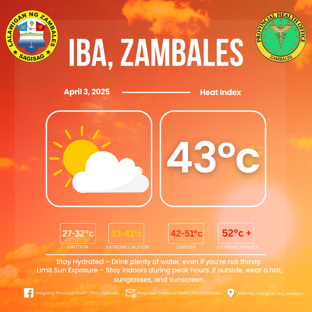 Integrated - 🔥 Matinding Init! 43°C Alert!🔥 Aabot sa 43°C ang ...