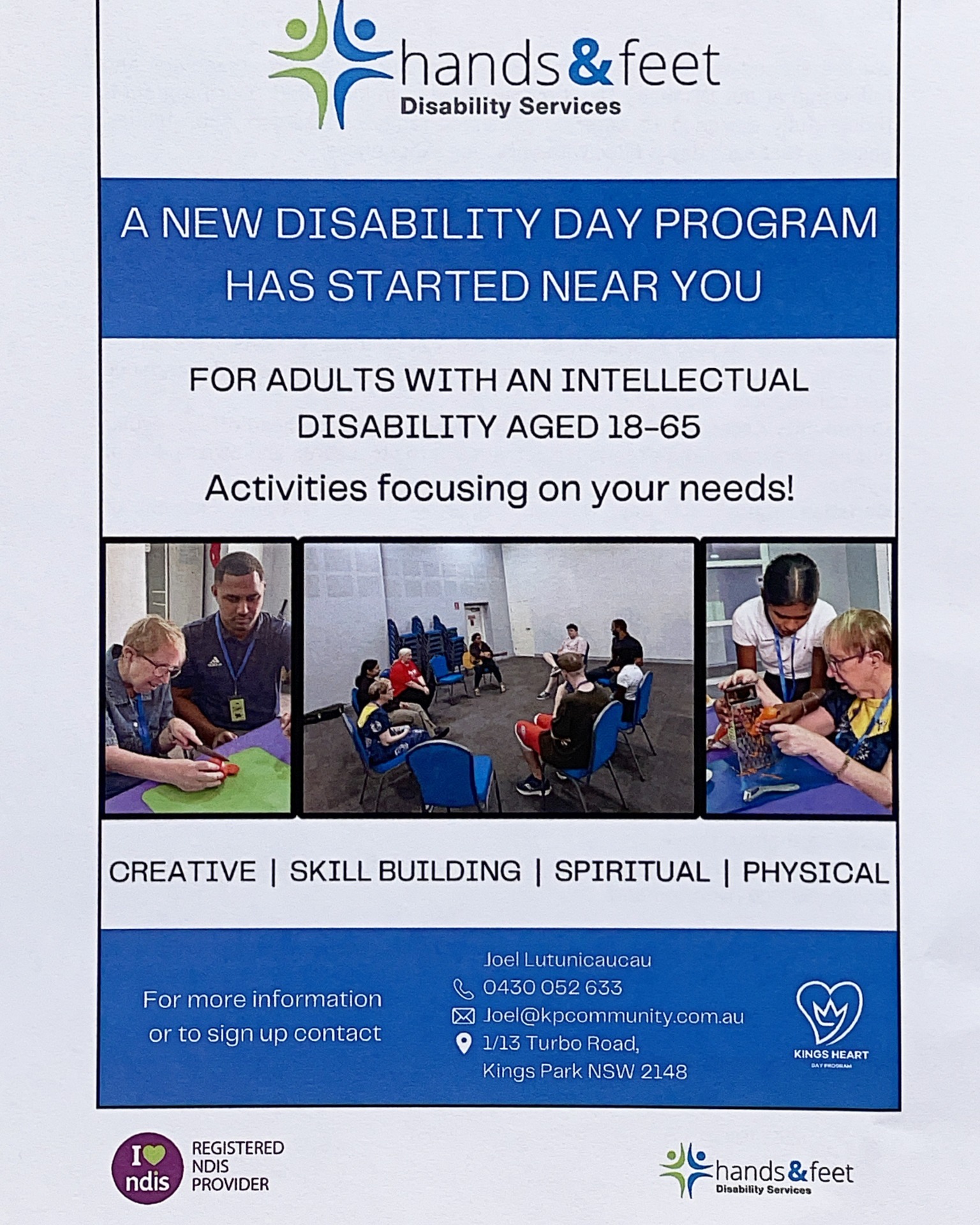 One - Kings Park Disability Day Program, where every activity is an ...