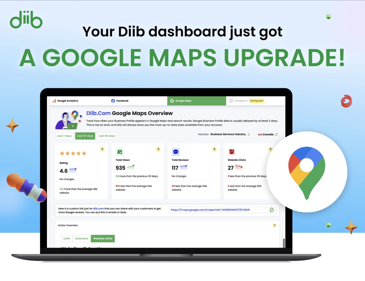 diib - Calling all Diib members! Check out your new Google Maps ...