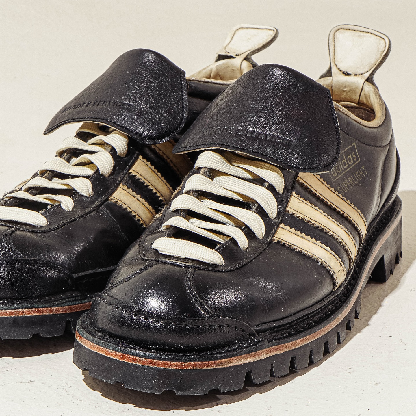 Custom redesign level 2; vintage @adidas super light cleats