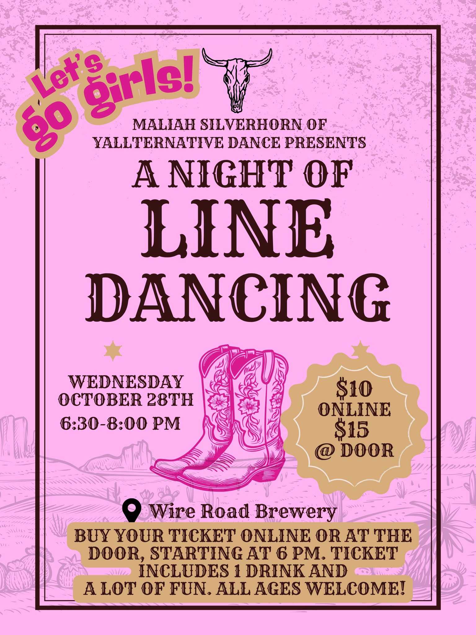 🤠 Line Dancing at Wire Road Brewery! 🍻