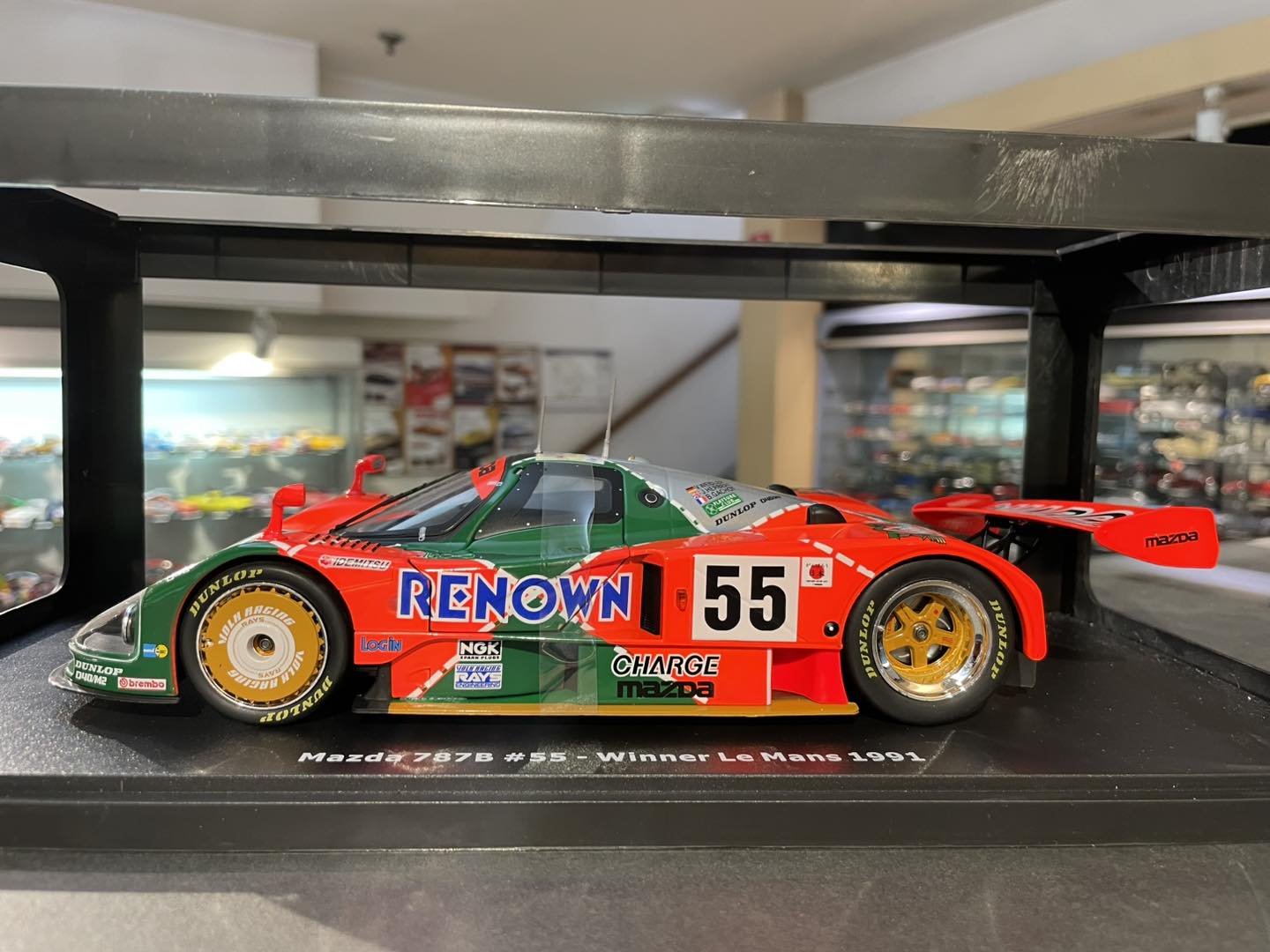 Voiture Collection Le Mans Mazda 787B #55 Vainqueur Le Mans 1991 – KK-Scale 1/18, Modèle Métal Ultra-détaillé Pour Collectionneur Voiture Collection Le Mans Mazda 787B #55 Vainqueur Le Mans 1991 – KK-Scale 1/18, Modèle Métal Ultra-détaillé Pour Collectionneur