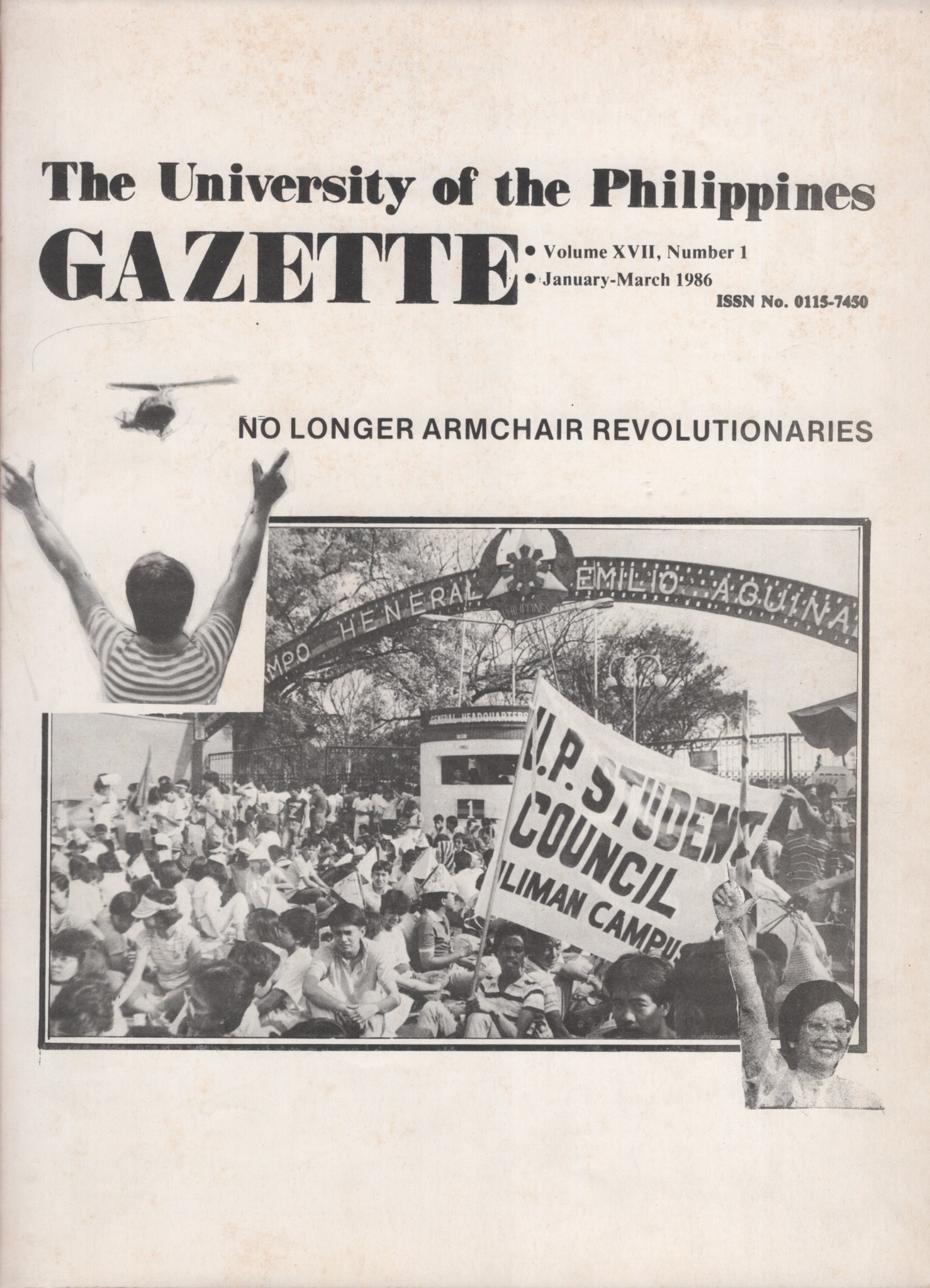 The cover of the... - University Archives, UP Diliman