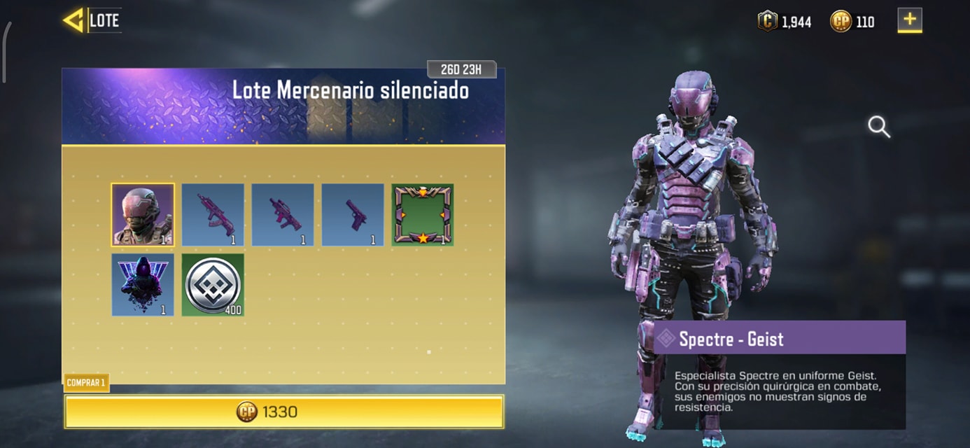 Nuevo personaje - SPECTRE GEIST, a... - Cod - Free Gaming | Facebook