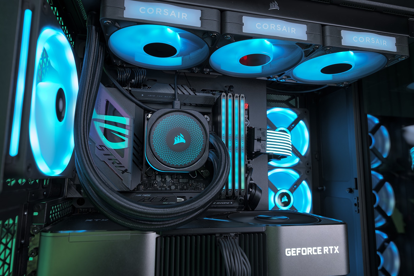 Corsair - 커세어 TITAN 360 RGB AIO 쿨러! FRAME 4000 케이스에서 팬을 설치할 때 더이상 헷갈리지 ...