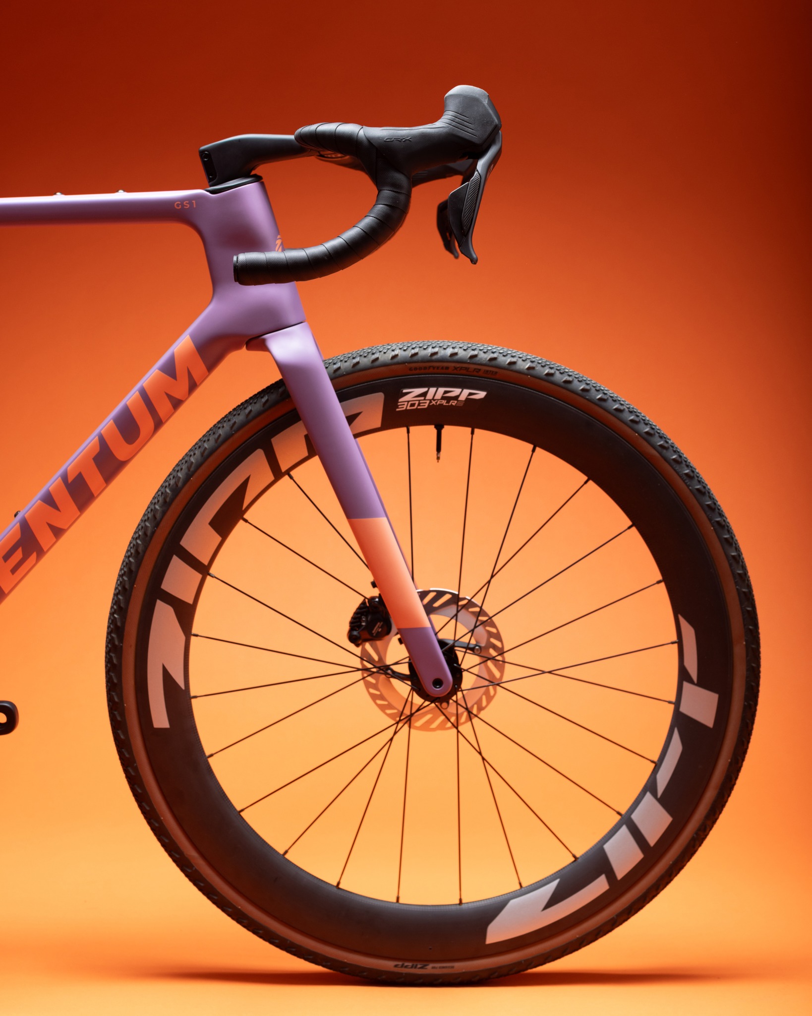 Ventum's new GS1 bike in eggplant