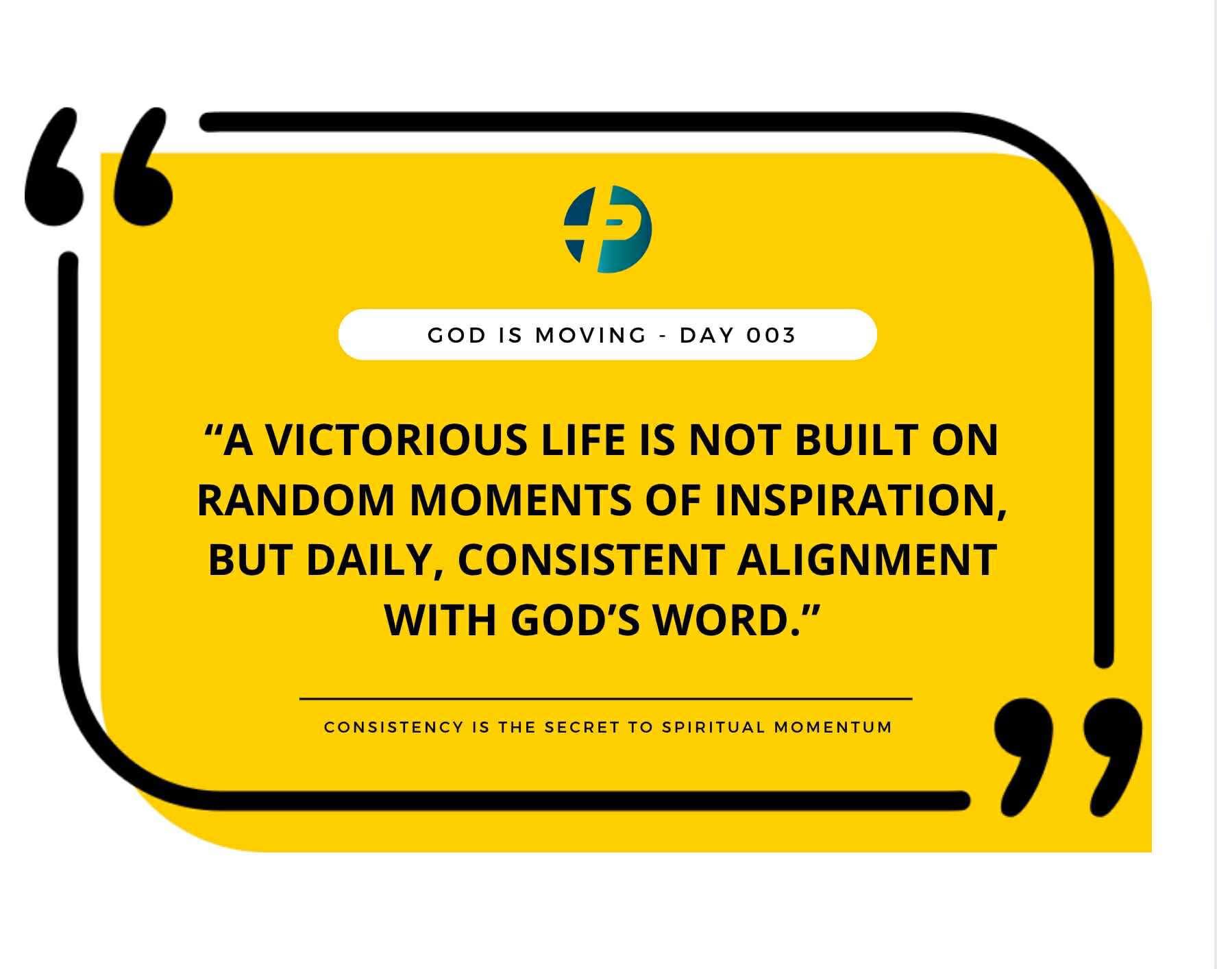 Consistent Alignment with God’s... - Praise Church Manila | Facebook