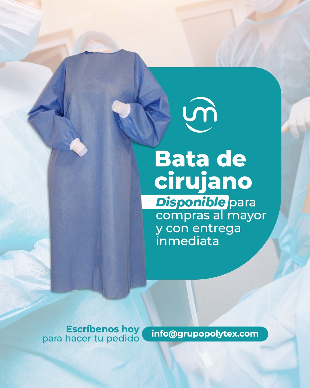 UM Descartables - La bata favorita de los cirujanos y profesionales de ...