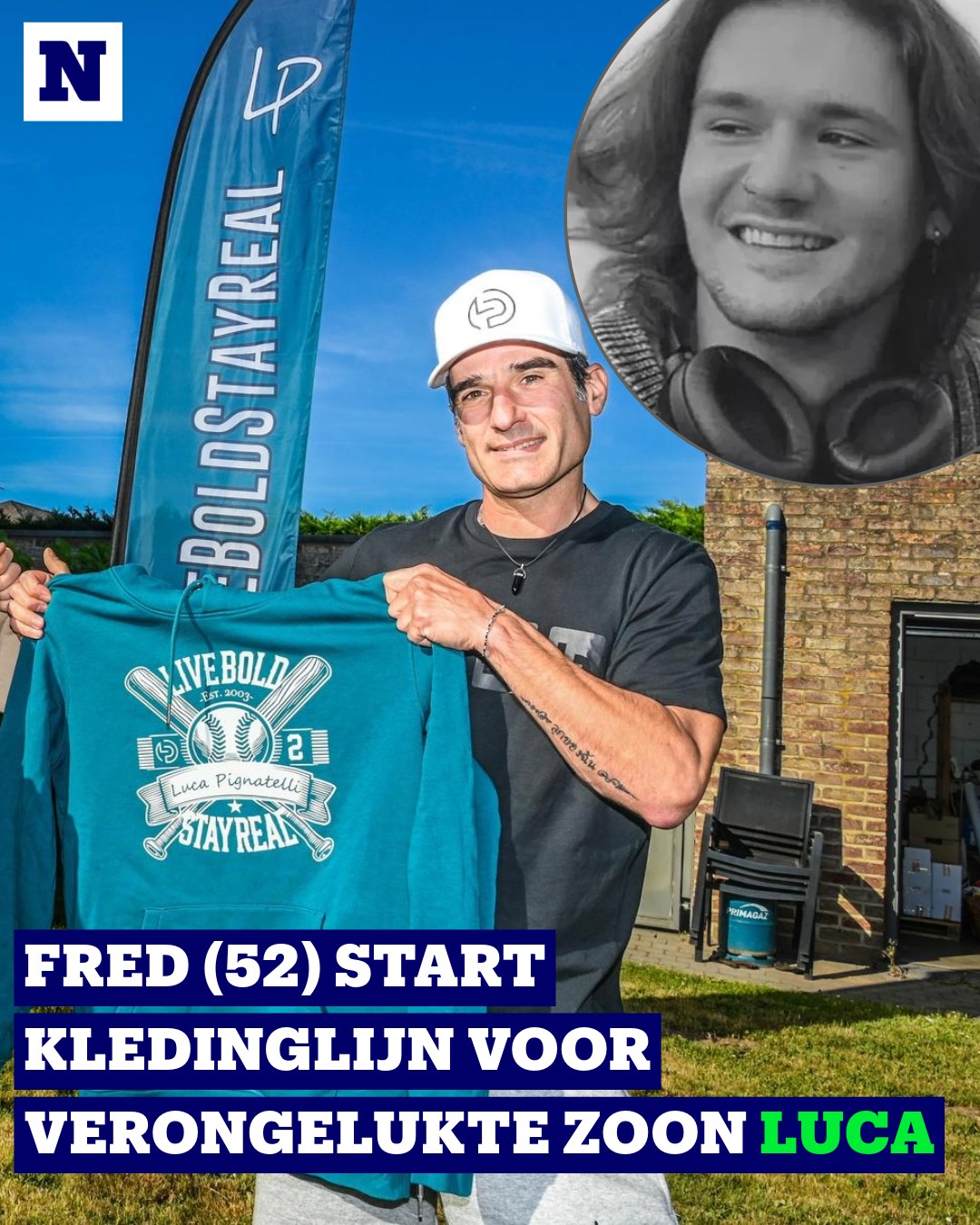 Nieuwsblad.be - Fred wil dat zijn zoon Luca blijft doorleven na een ... - Bold Start White Marr Luca Ness Studio Designs '