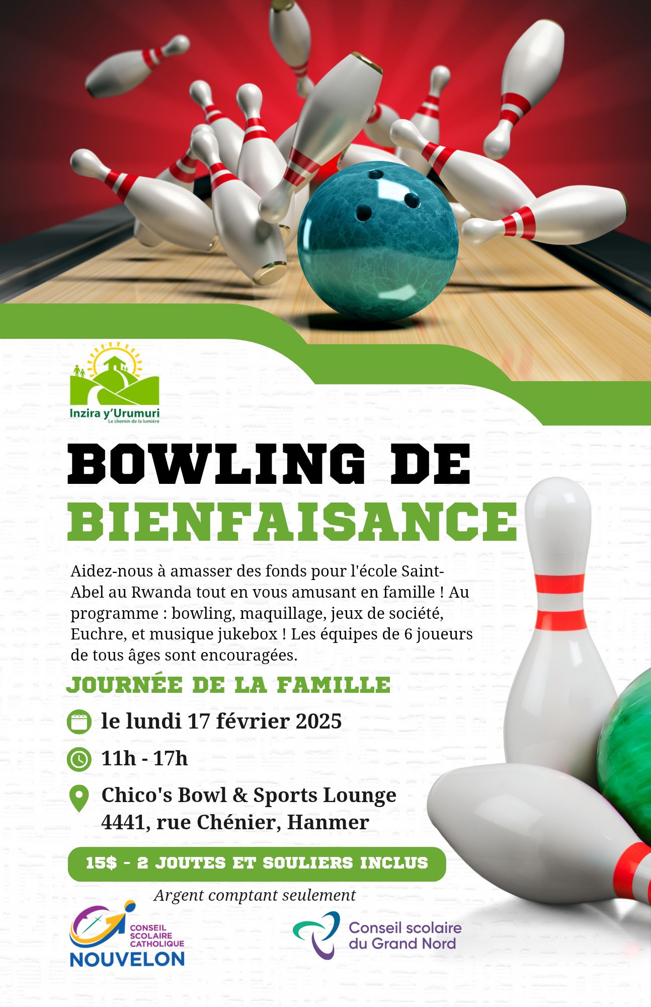 CSC Nouvelon - 🎳 Les familles du CSC Nouvelon sont...