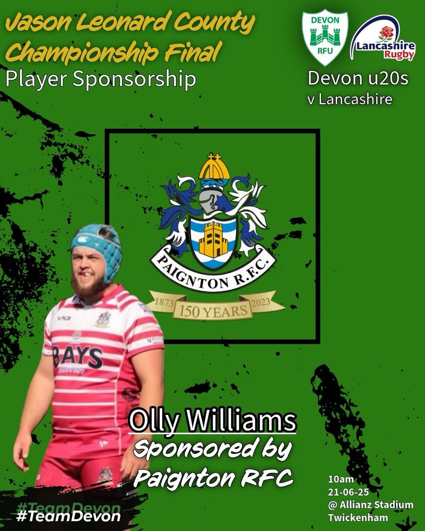 Paignton - We are extremely proud to announce that not only is Olly ...