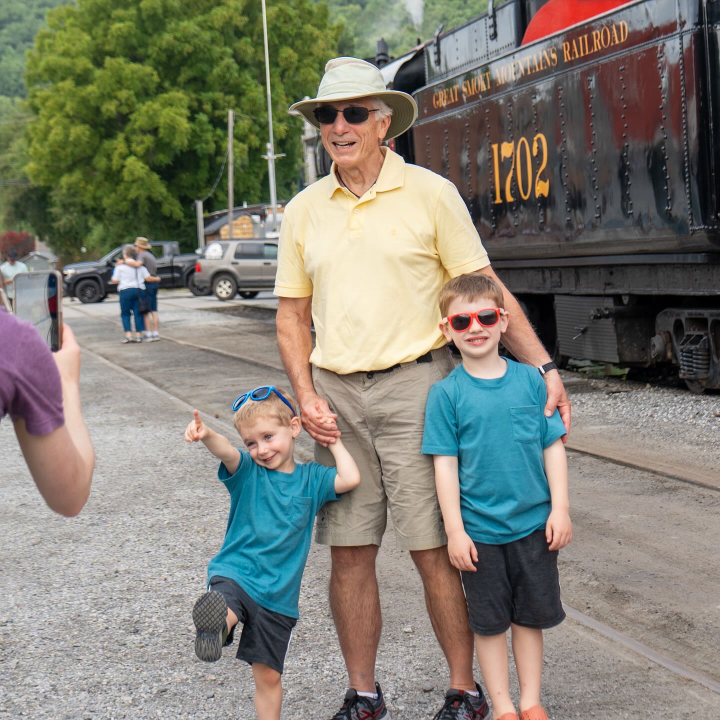 Great Smoky Mountains Railroad - Oh my! As a special surprise, Emmy ...
