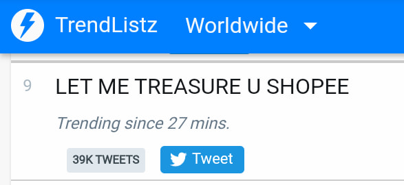 [💎] LET ME TREASURE U SHOPEE tagline is... - Treasure 글로벌 유니언 | Facebook