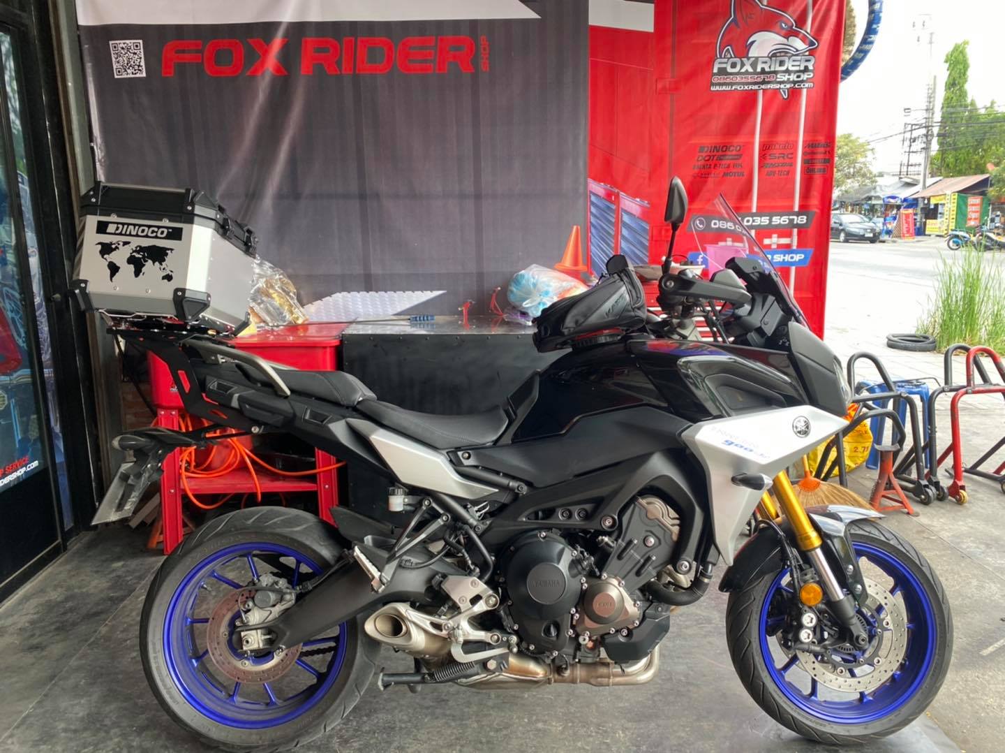 Fox Rider Shop - 🦊 Tracer900 ติดตั้งปี๊บอลูมิเนียมใบบน... | Facebook